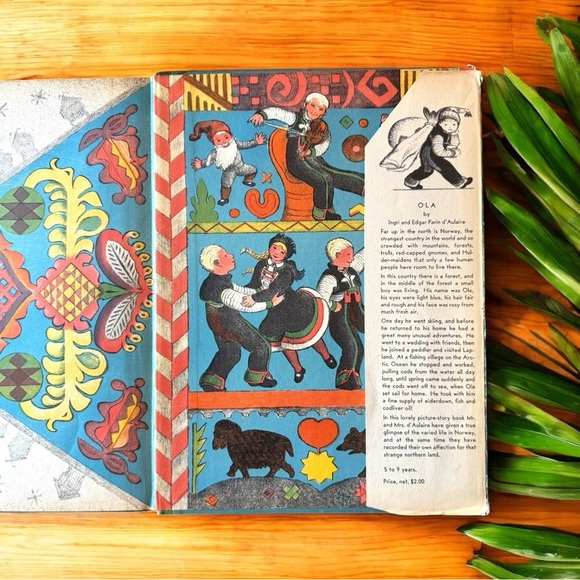 VINTAGE 1936 Ola and Blakken by Ingri & Edgar Parin d’Aulaire - Doubleday - Picture 9 of 14